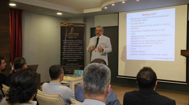 MÜSİAD Antalya'da iş güvenliği ve mobbing konusu ele alındı