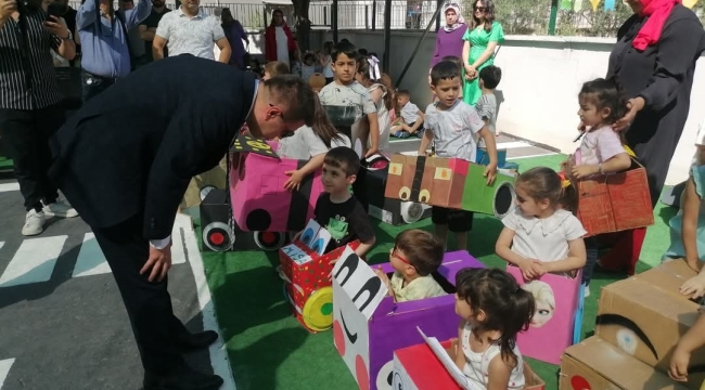 Mut'ta 'Trafik Parkur Oyun Alanı' açıldı