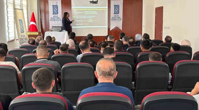 Niğde'de Denetimli Serbestlik yükümlülerine finansal okuryazarlık eğitimi