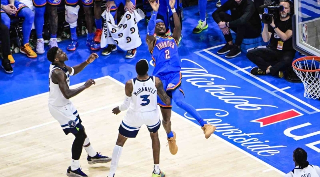 Oklahoma City Thunder, Batı Konferansı final serisinde 2-0 yaptı