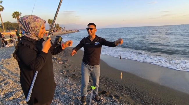 Oltalar birincilik için Akdeniz'in mavi sularına atıldı