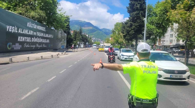 Ordu'da bir haftada 18 binden fazla araç ve sürücüsü denetlendi