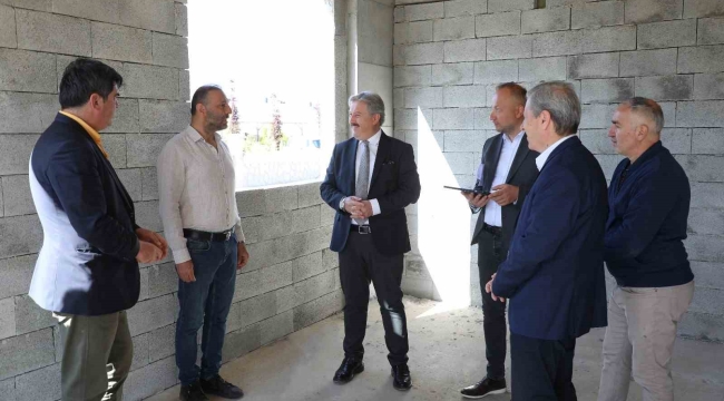 Örnek bir yaşam alanı Melikgazi'de hızla yükseliyor