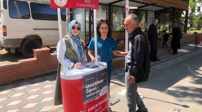 Osmaneli'nde de kilo kontrolü uygulaması yapıldı