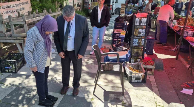Pazarda boy-kilo sürprizi: Hem şaşırttı hem güldürdü