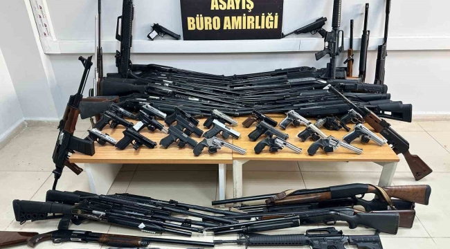 Şanlıurfa'da 45 adet ruhsatsız silah ele geçirildi: 2 gözaltı