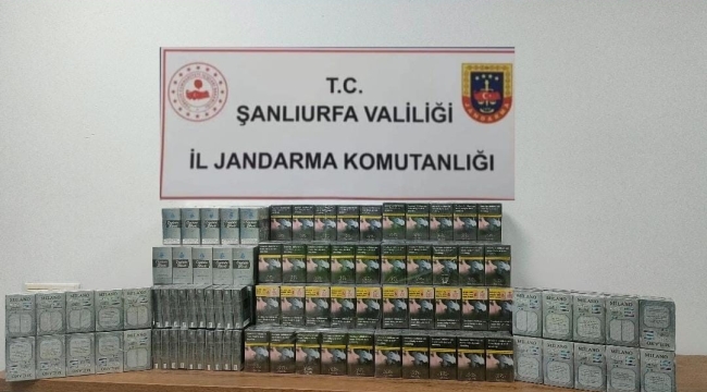 Şanlıurfa'da 980 paket gümrük kaçağı sigara ele geçirildi