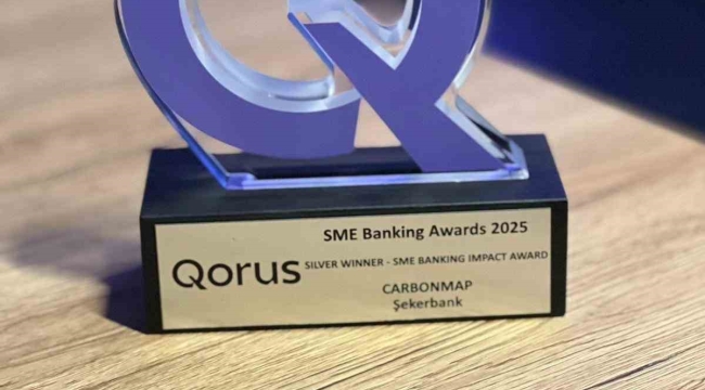Şekerbank'ın yenilikçi platformu Carbonmap'e uluslararası ödül