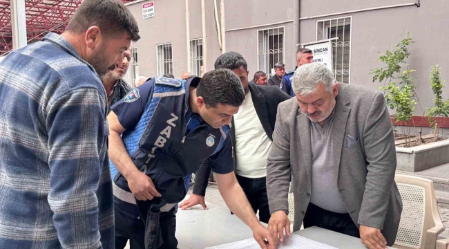 Sincan'da kurban satış yerleri kura ile dağıtıldı