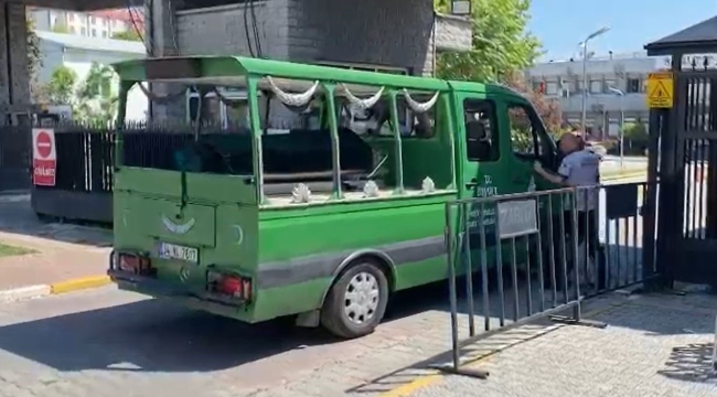 Şişli'de eski kocası tarafında öldürülen kadının cenazesi Adli Tıp Kurumu'na getirildi