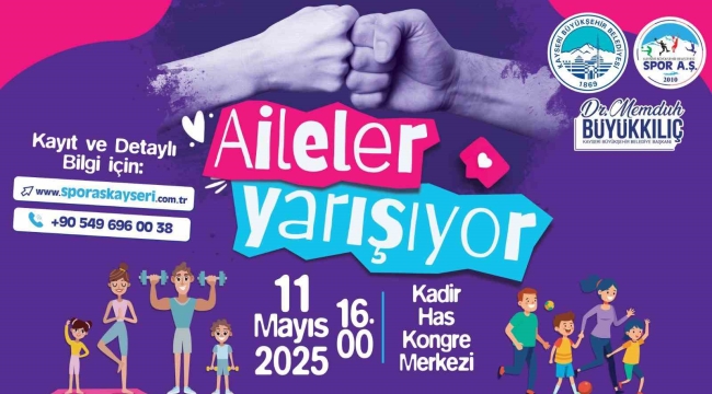 Spor A.Ş.'den aile yılında ailelere özel yarışma