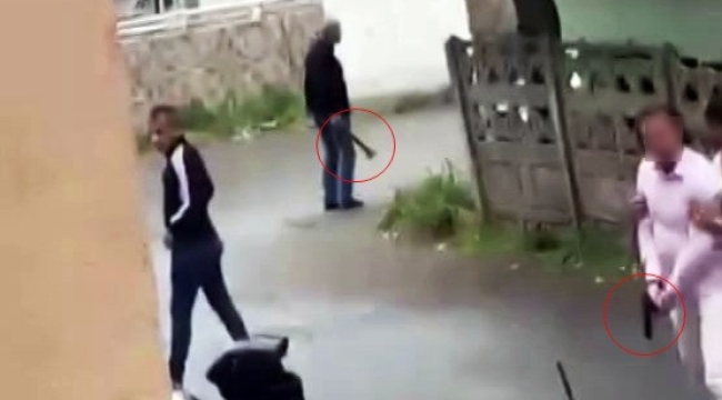 Tartıştığı emekli polisin kapısına balyoz ile dayanınca olanlar oldu