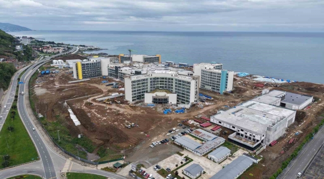 Trabzon Şehir Hastanesi inşaatının yüzde 75'i tamamlandı