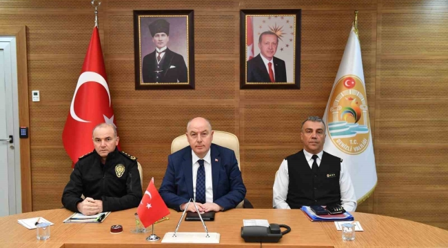 Vali Coşkun 2025 Nisan ayı asayiş verilerini paylaştı