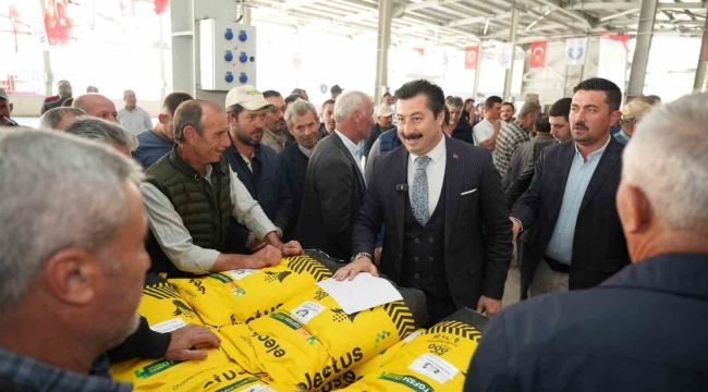 Yenişehir Belediyesi'nden çiftçiye tarihi destek